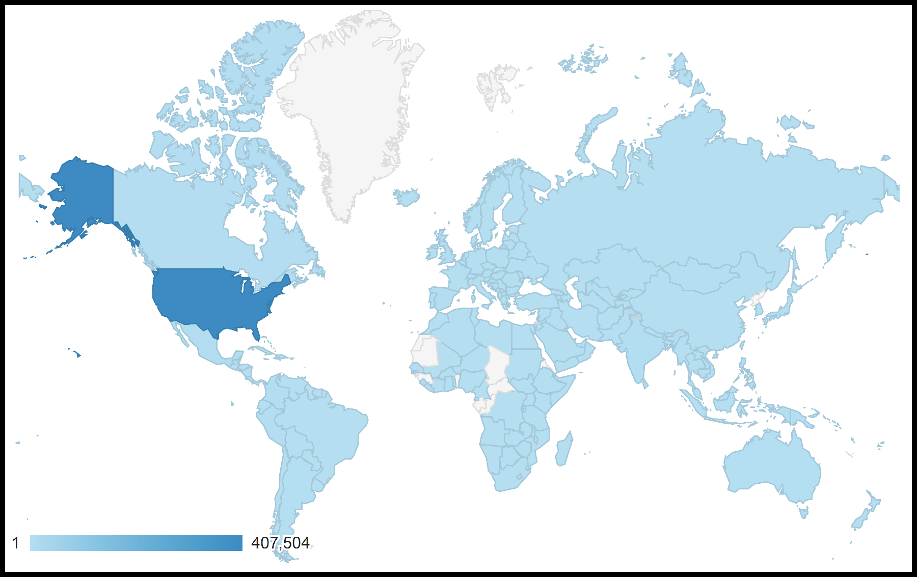 map of website visitors